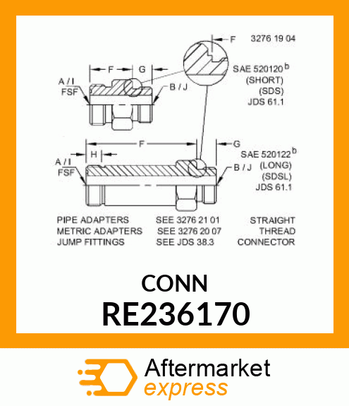 FITTING PLUG, SPECIAL RE236170