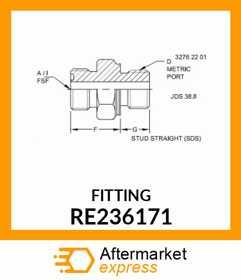 FITTING, PLUG, SPECIAL CONN RE236171