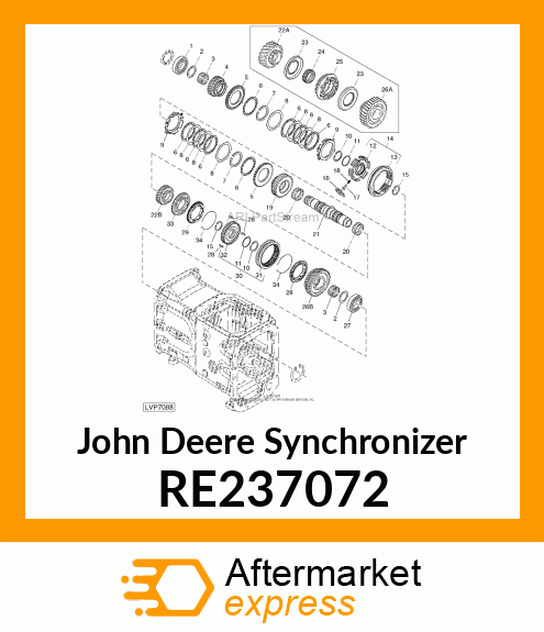 SYNCHRONIZER, RING ASSY, PR, PR HI/ RE237072