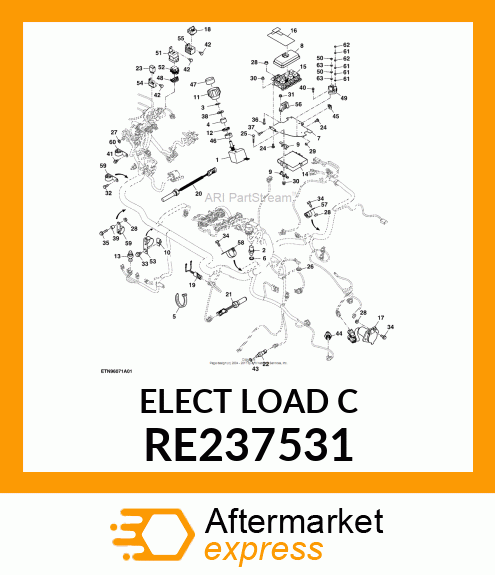 ELECTRICAL LOAD CENTER, OOS DUAL VE RE237531