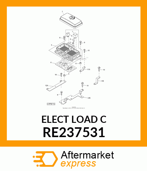 ELECTRICAL LOAD CENTER, OOS DUAL VE RE237531