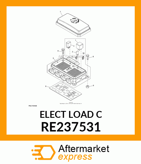 ELECTRICAL LOAD CENTER, OOS DUAL VE RE237531