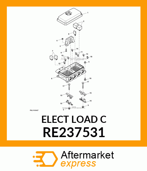 ELECTRICAL LOAD CENTER, OOS DUAL VE RE237531