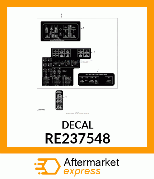 LABEL, 5X25 ELECTRICAL SHEET RE237548