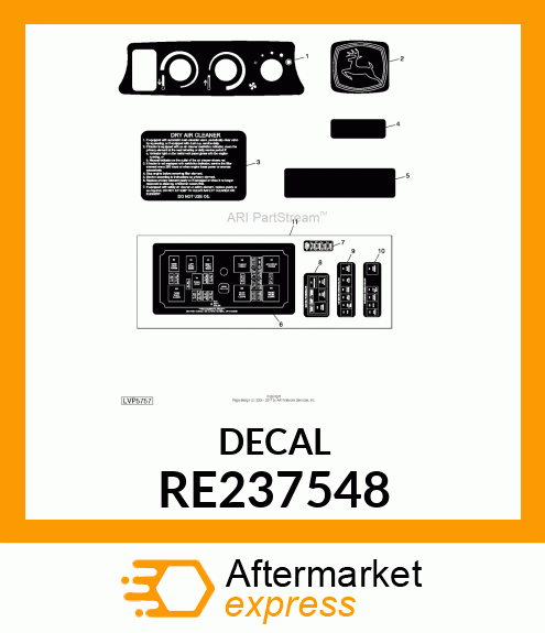 LABEL, 5X25 ELECTRICAL SHEET RE237548