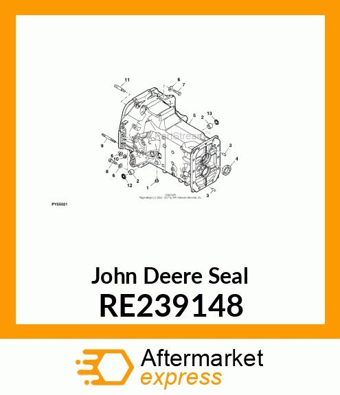 SEAL, BRAKE,CLUTCH SHAFT RE239148