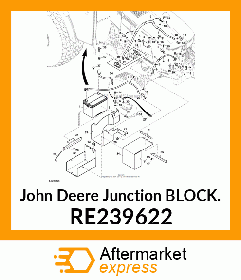 JUNCTION BLOCK, FUSE RE239622