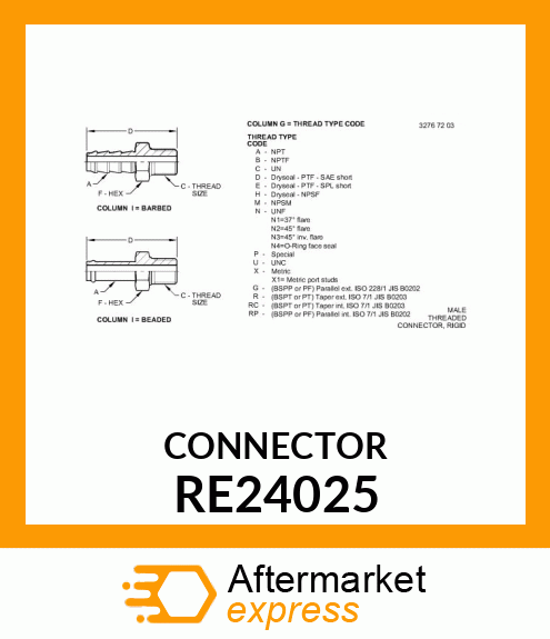 CONNECTOR RE24025