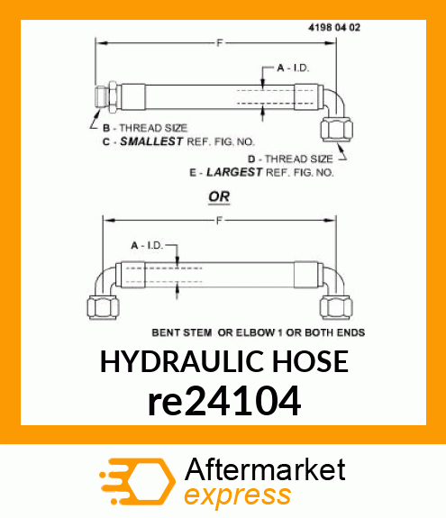 HYDRAULIC HOSE re24104