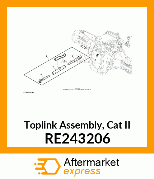 CENTER LINK, ASSEMBLY RE243206