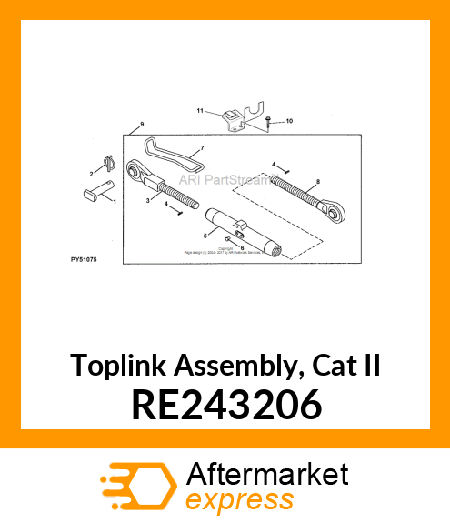 CENTER LINK, ASSEMBLY RE243206