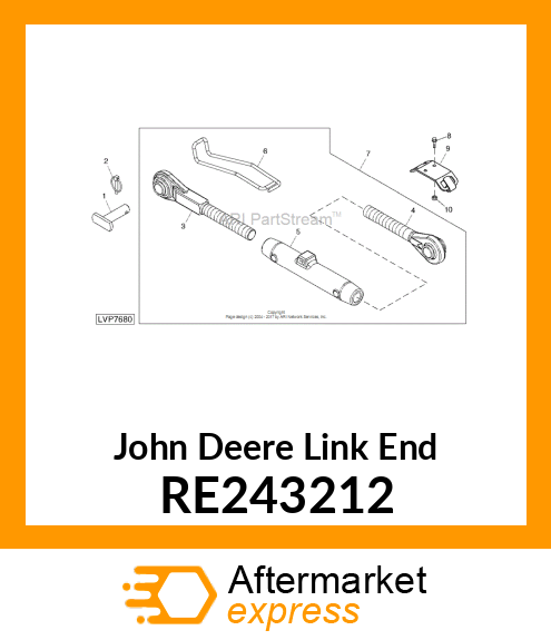 LINK END, CENTER RE243212