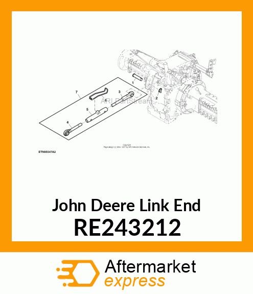 LINK END, CENTER RE243212