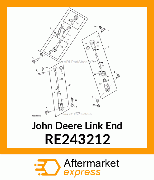 LINK END, CENTER RE243212