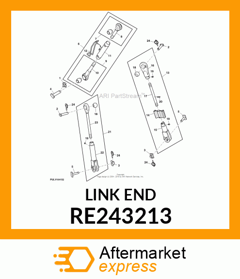 LINK END, CENTER RE243213