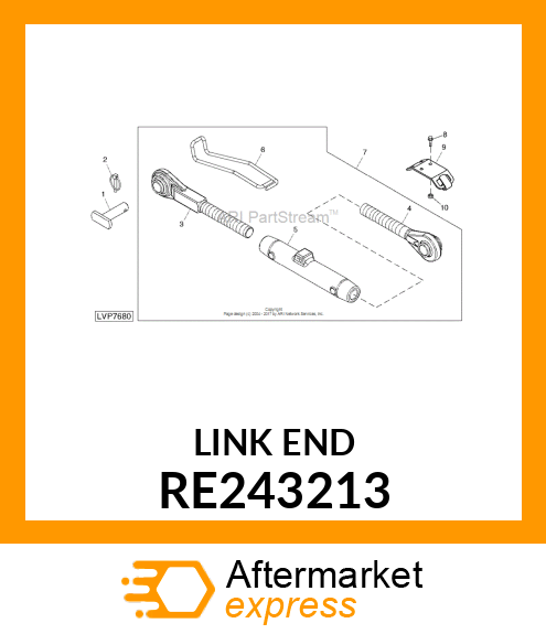 LINK END, CENTER RE243213