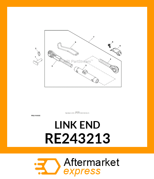 LINK END, CENTER RE243213