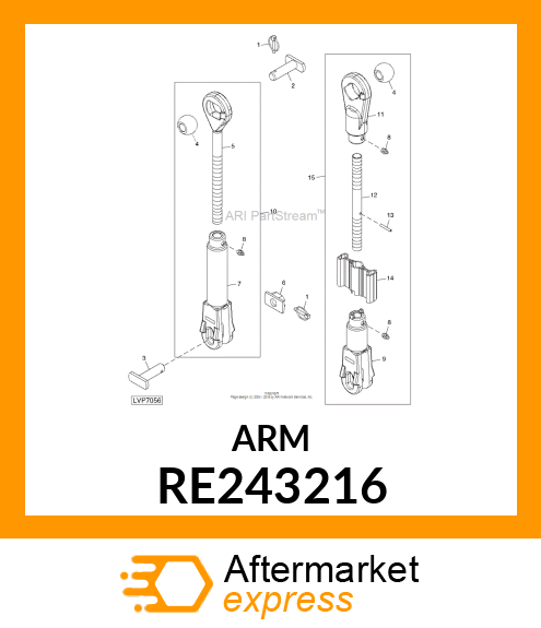 LIFT LINK, LONG RH RE243216