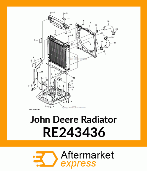 RADIATOR, ASSEMBLY RE243436