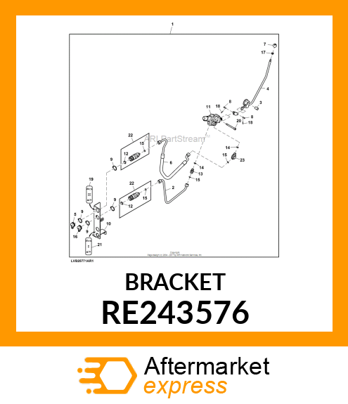 BRACKET, BRACKET, COUPLER MOUNTING RE243576