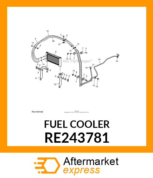 FUEL COOLER RE243781