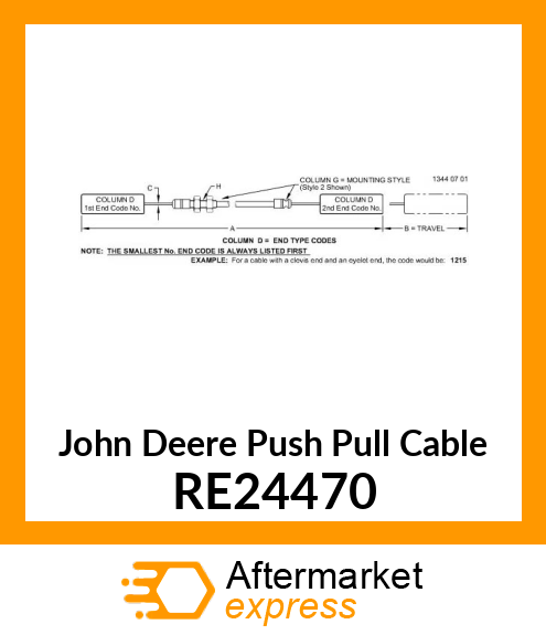 CABLE, PUSH RE24470