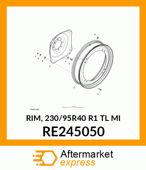 Rim RE245050