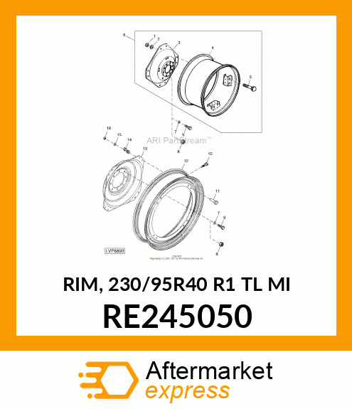 Rim RE245050