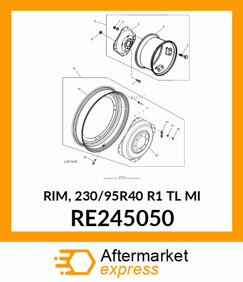 Rim RE245050