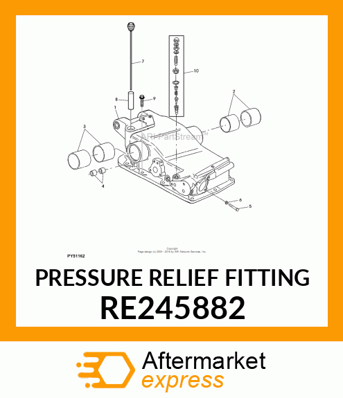 PRESSURE RELIEF FITTING RE245882