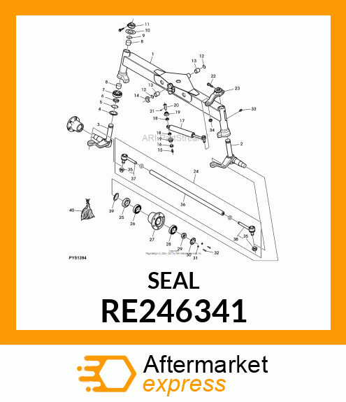 SEAL, SEAL, KING PIN UPPER RE246341