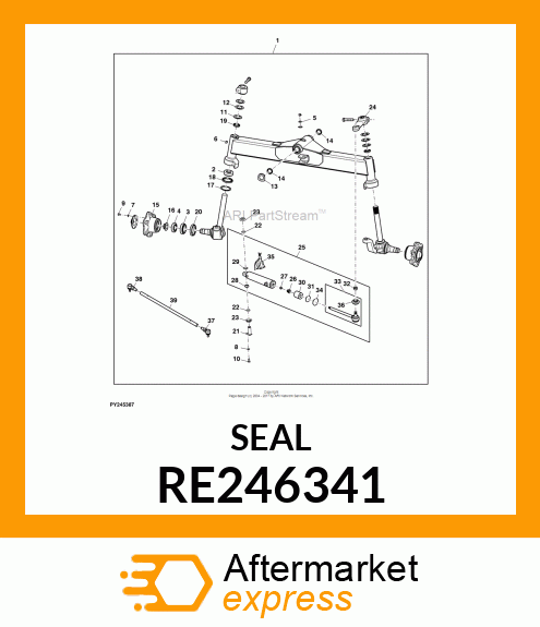 SEAL, SEAL, KING PIN UPPER RE246341