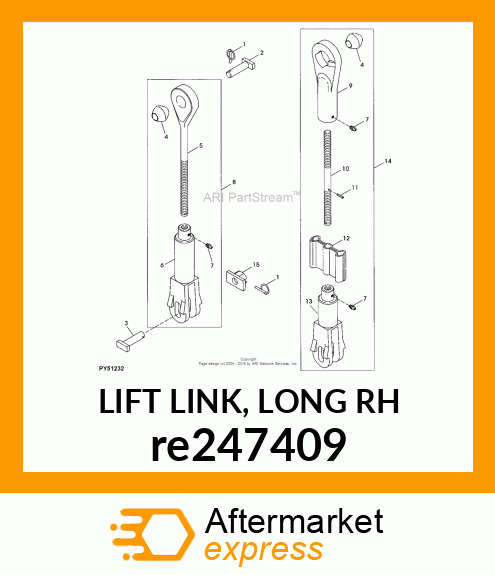 LIFT LINK, LONG RH re247409