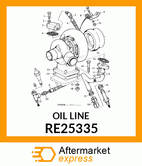 OIL LINE RE25335