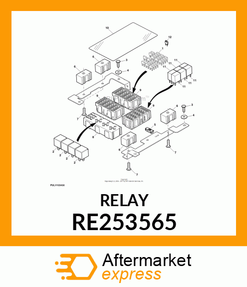 RELAY, MICRO 280, 30A NO, 20A NC, 1 RE253565