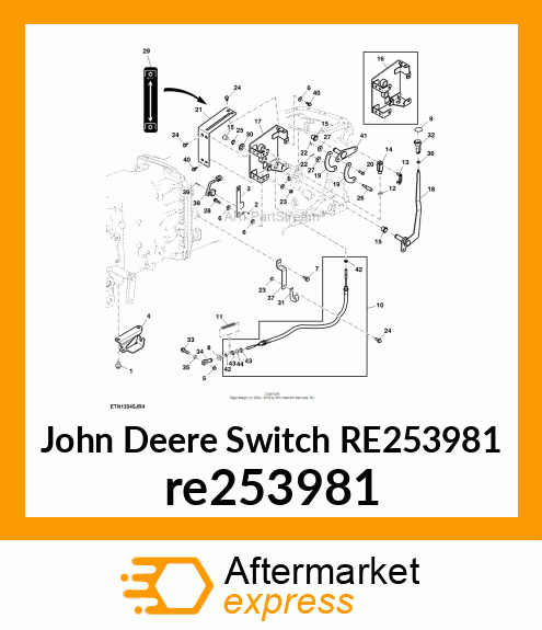 SWITCH, PTO 6 POLE re253981