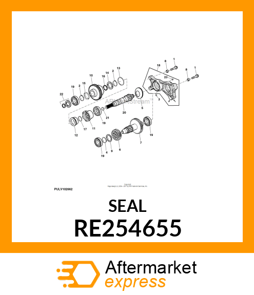 SEAL, MFWD OUTPUT SHAFT RE254655