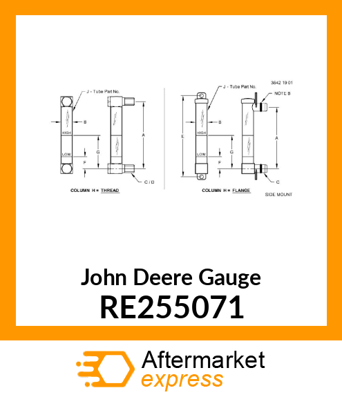 GAUGE, SIGHT RE255071