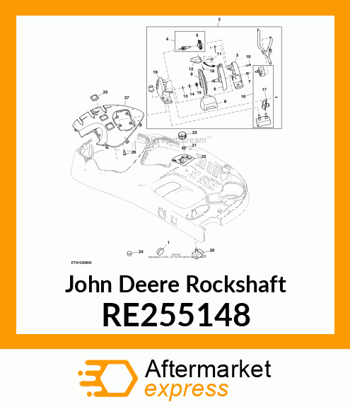 ROCKSHAFT CONTROL ASSEMB RE255148