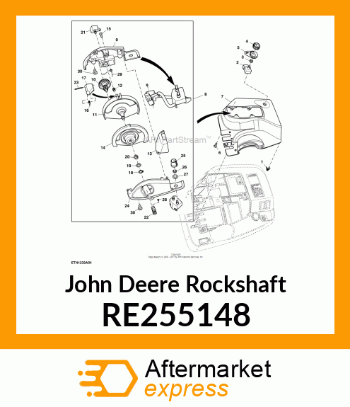 ROCKSHAFT CONTROL ASSEMB RE255148