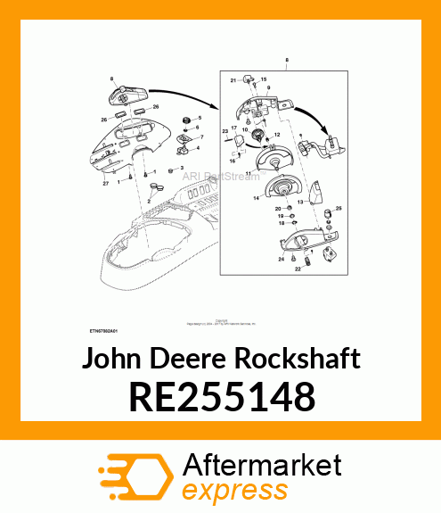 ROCKSHAFT CONTROL ASSEMB RE255148