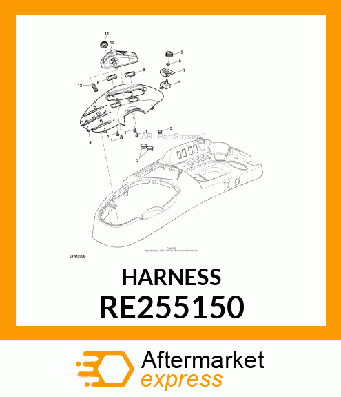 SWITCH, ROCKSHAFT CONTROL ROCKER RE255150