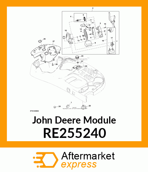 MODULE, THREE POTENTIOMETERS AND A RE255240