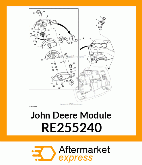 MODULE, THREE POTENTIOMETERS AND A RE255240