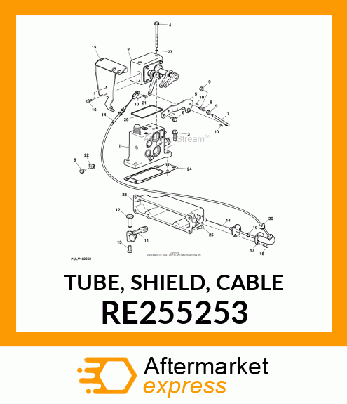 TUBE, SHIELD, CABLE RE255253