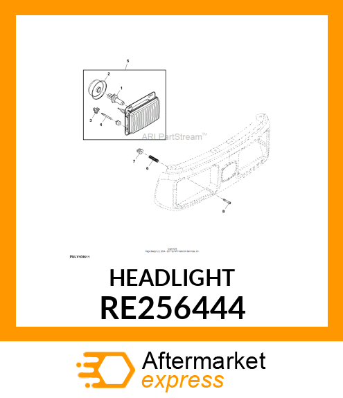 HEADLIGHT RE256444