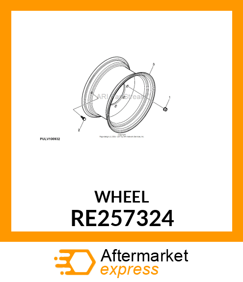 WHEEL RE257324