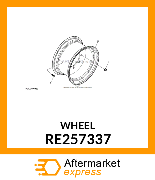 WHEEL RE257337