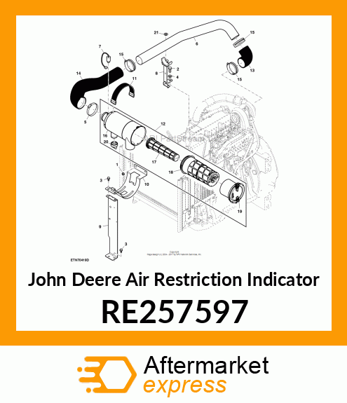 AIR RESTRICTION INDICATOR, AIR REST RE257597