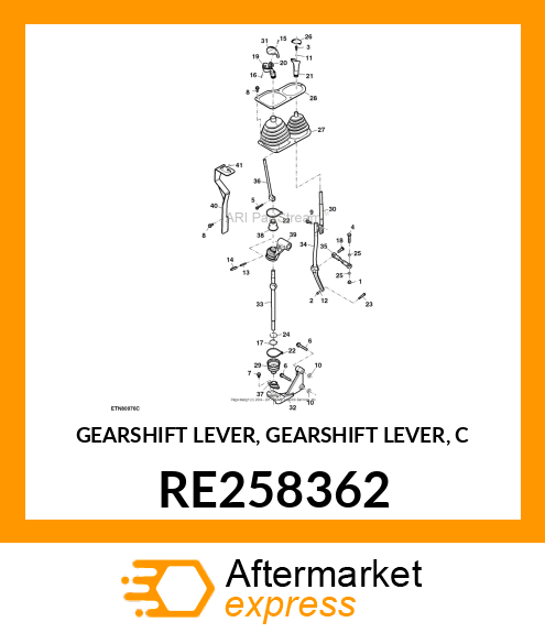 GEARSHIFT LEVER, GEARSHIFT LEVER, C RE258362